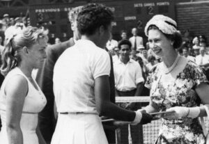 Althea Gibson Queen Elizabeth Wimbledon 1957 1